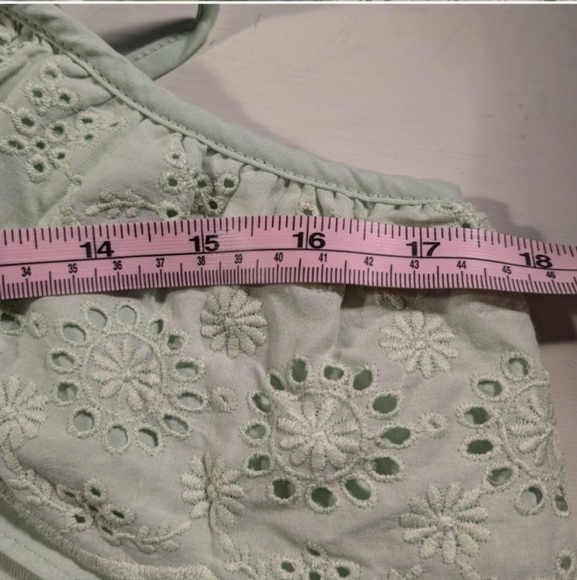 π Zara Cotton Maxi Dress w/ Frilly Eyelet Detail, L, NWT - Picture 11 of 16